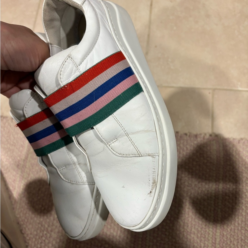 Boden Isabel Slip On Chunky Multi Stripe Sneakers - Picture 8 of 10